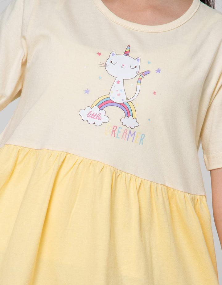 Aero Short Sleeve Midi Dress Daily Little Dreamer