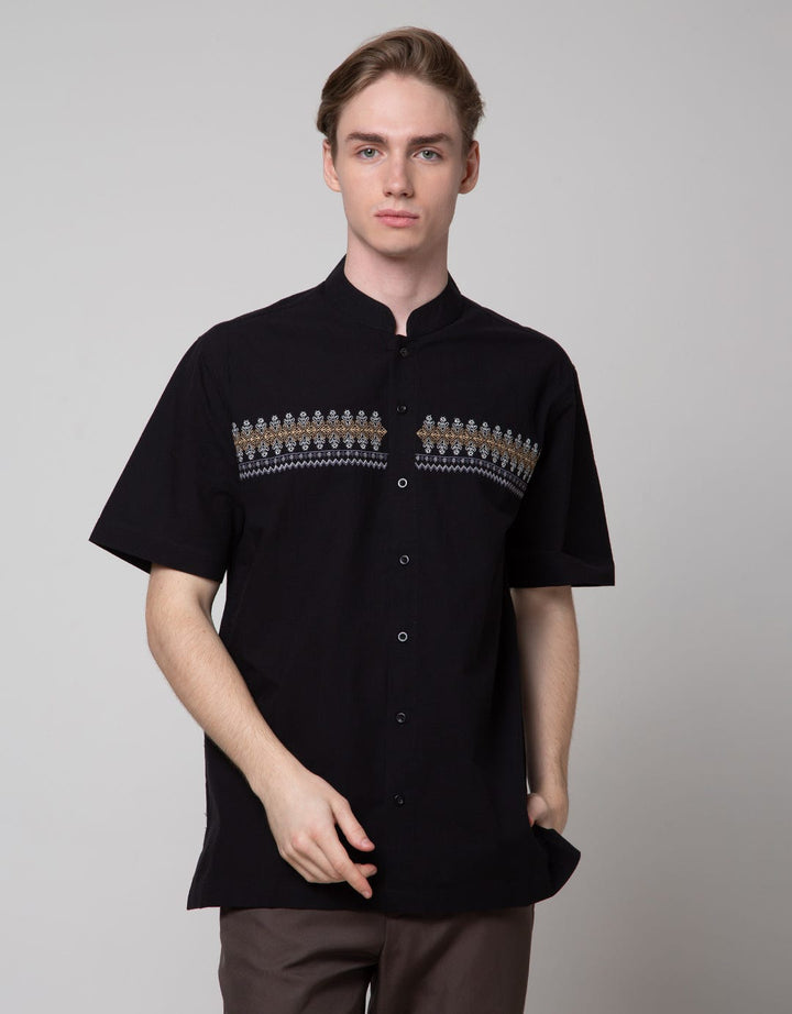 Intresse Dynasty Baju Koko Lengan Pendek Pria