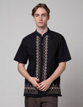 Intresse  Baju Koko Lengan Pendek Bernaise Pria