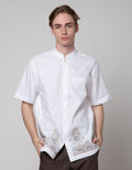 Intresse Carnation Buff Baju Koko Pria