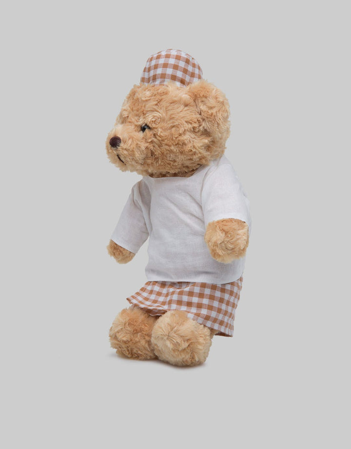 Little M Boneka Bear Lebaran Boy Sarung