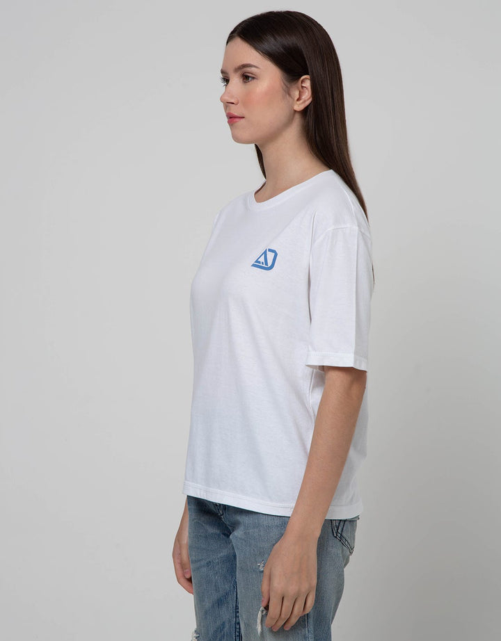 American Jeans Short Sleeve T-Shirt Tee Logo Aj Floral