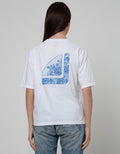 American Jeans Short Sleeve T-Shirt Tee Logo Aj Floral