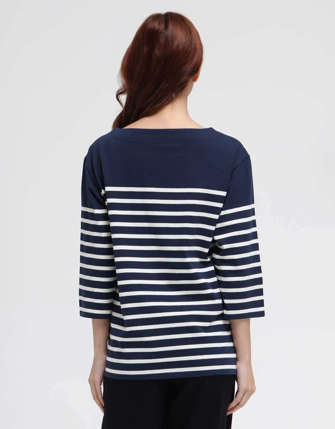 Suko 3/4 Oversized T-Shirt Striped Garis