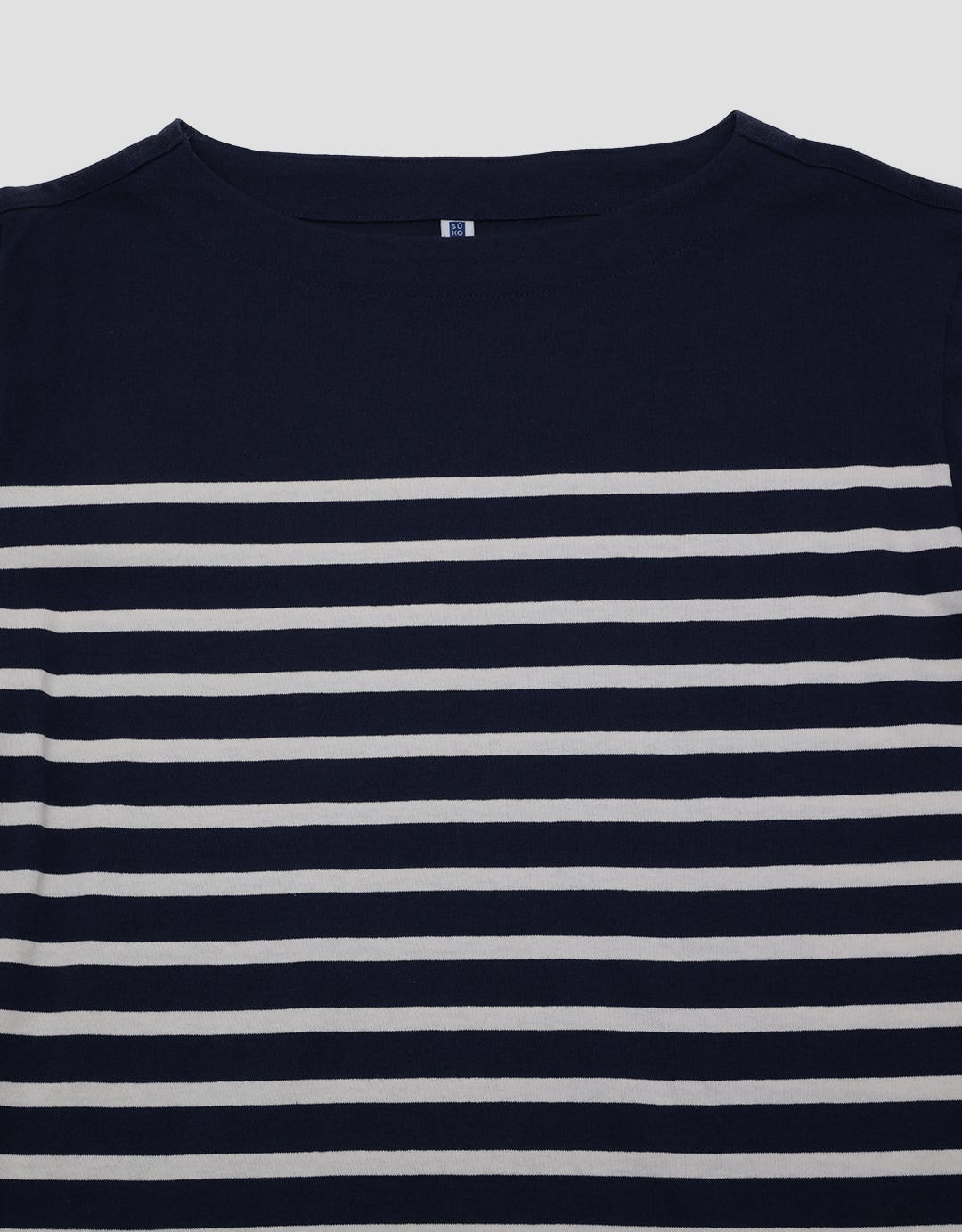 Suko 3/4 Oversized T-Shirt Striped Garis