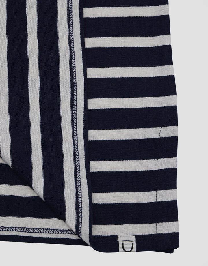 Suko 3/4 Oversized T-Shirt Striped Garis