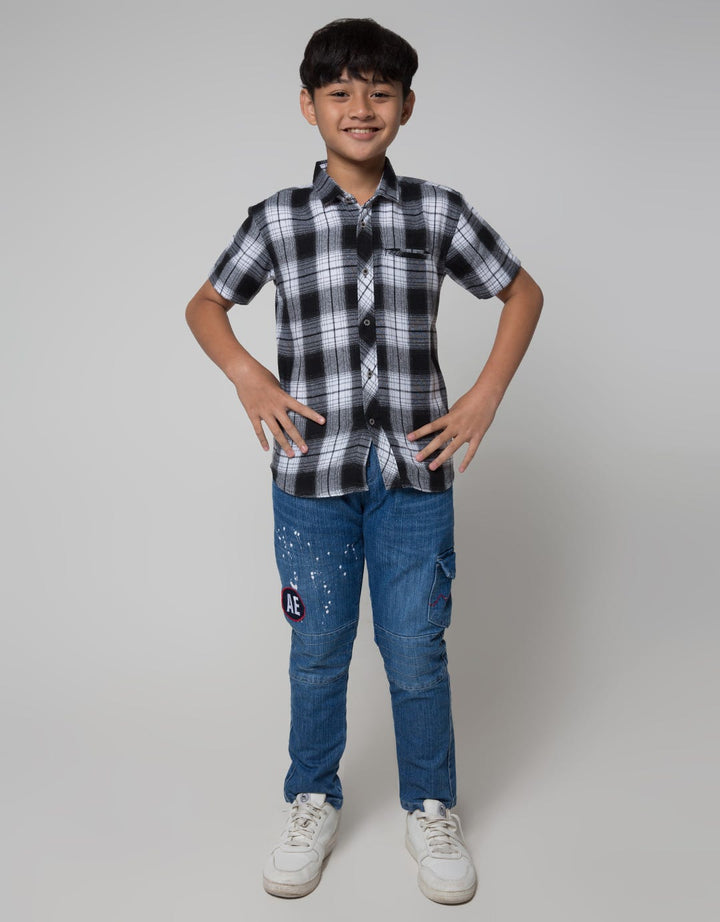 Nevada Short Sleeve Flannel Checks Shirt