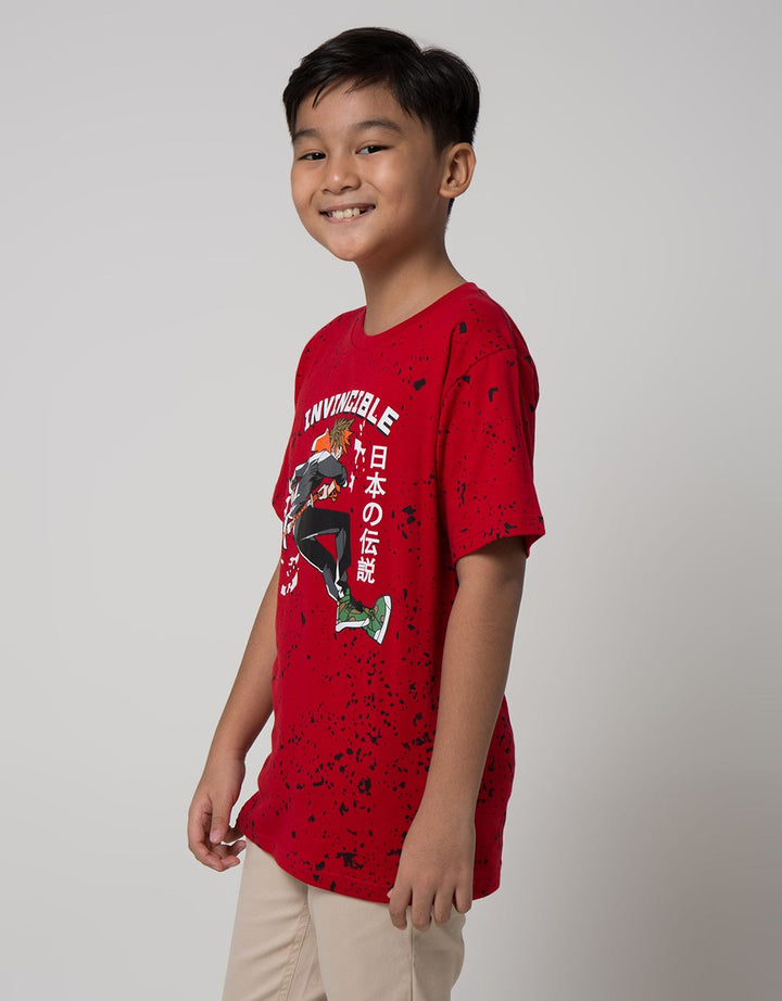 Nevada Short Sleeve T-Shirt Splash Anime Invicible