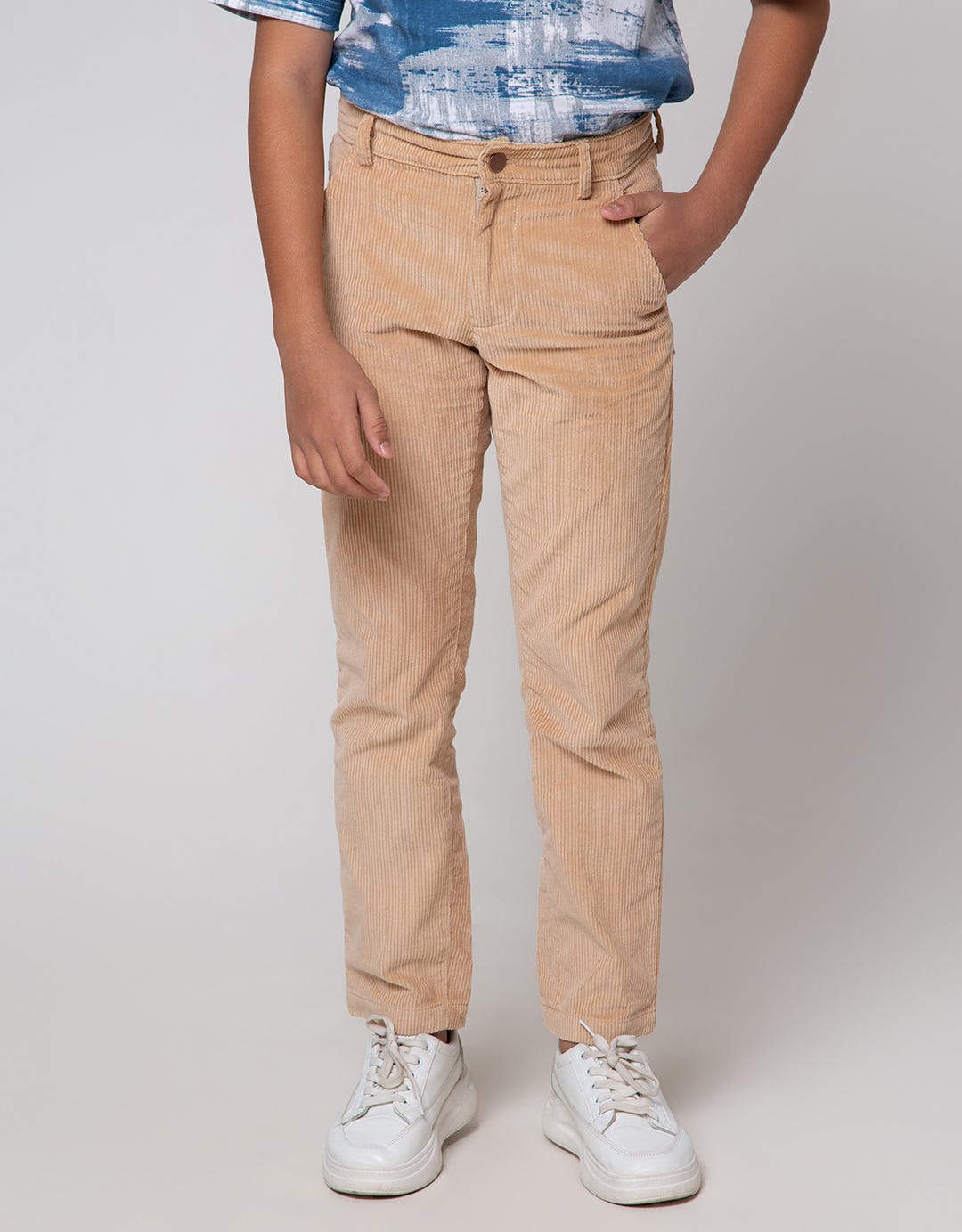 Nevada Long Pants Corduroy With Zipper