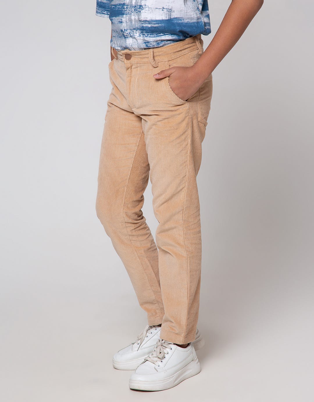 Nevada Long Pants Corduroy With Zipper