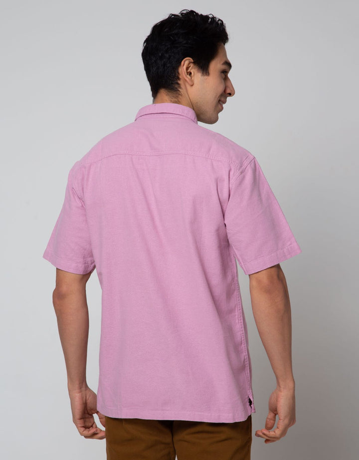 Scotch Kemeja Pendek Linen Polos