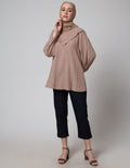 Annisa Long Sleeve Blouse Basic Shanghai Collar Check