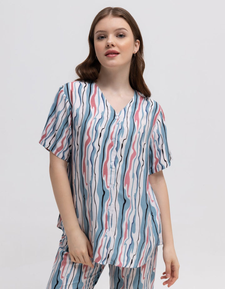 Nevada Curve Line Set Piyama Wanita