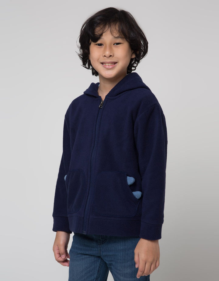 Little M Jacket Fleece Dino Cucuk