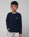 Little M Waffle Kaos Anak Laki-laki