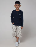 Little M Waffle Kaos Anak Laki-laki