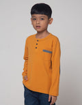 Little M Waffle Kaos Anak Laki-laki