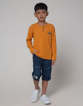 Little M Waffle Kaos Anak Laki-laki