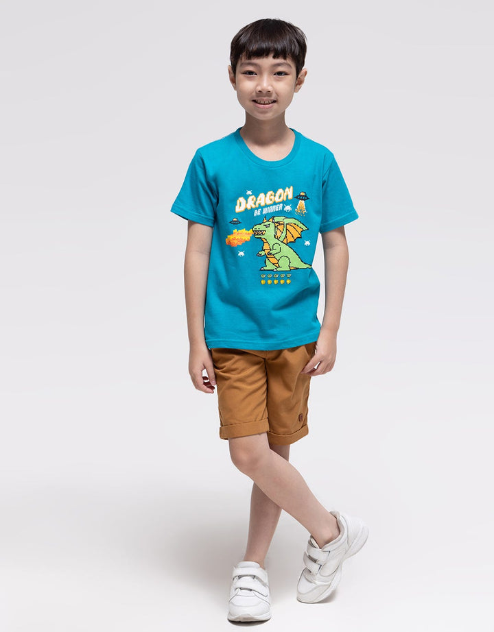 Little M Animal Print Kaos Anak Laki-laki