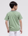 Little M Dino Army Tail Kaos Anak laki-laki