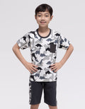 Little M Dino Army Kaos Anak Laki-laki