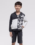 Little M Jacket Terry Cut N Sewn Army