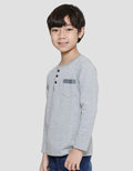 Little M Pique Hensley Kaos Anak Laki-laki