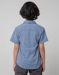 Cool Boy Regular Collar Short Sleeve Shirt