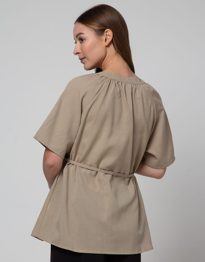 Connexion Mom Short Sleeve Blouse Raglan