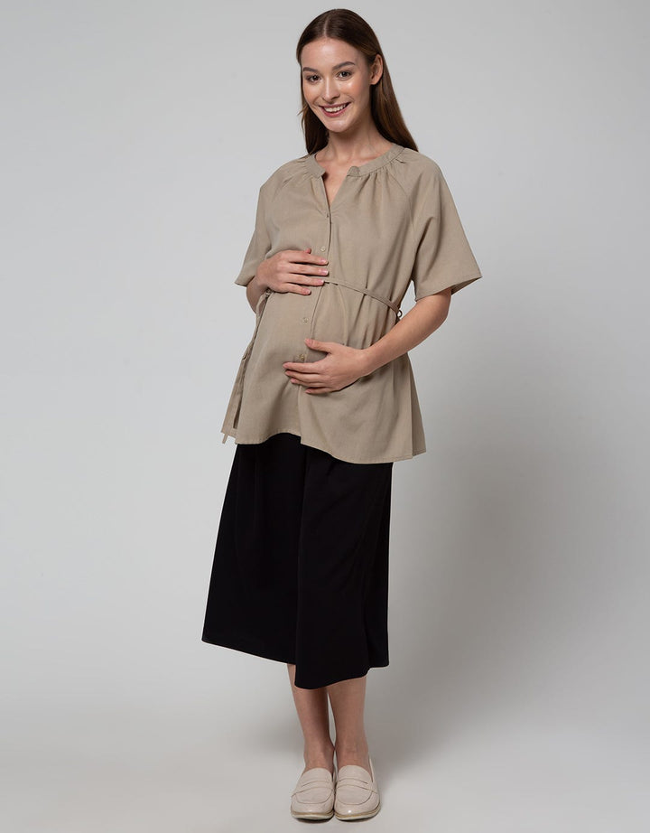 Connexion Mom Short Sleeve Blouse Raglan