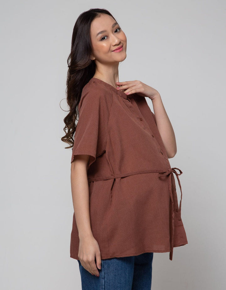 Connexion Mom Short Sleeve Blouse Raglan