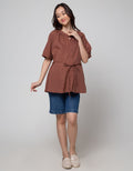 Connexion Mom Short Sleeve Blouse Raglan
