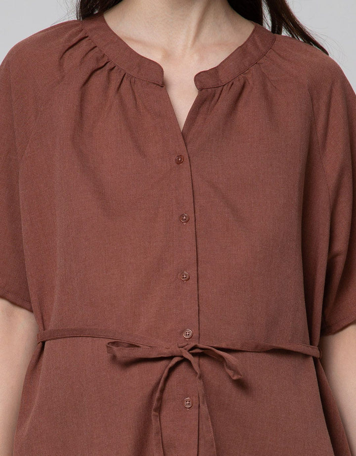 Connexion Mom Short Sleeve Blouse Raglan