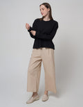 Nevada Waffle Texture Sweater Wanita