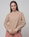 Nevada Waffle Texture Sweater Wanita