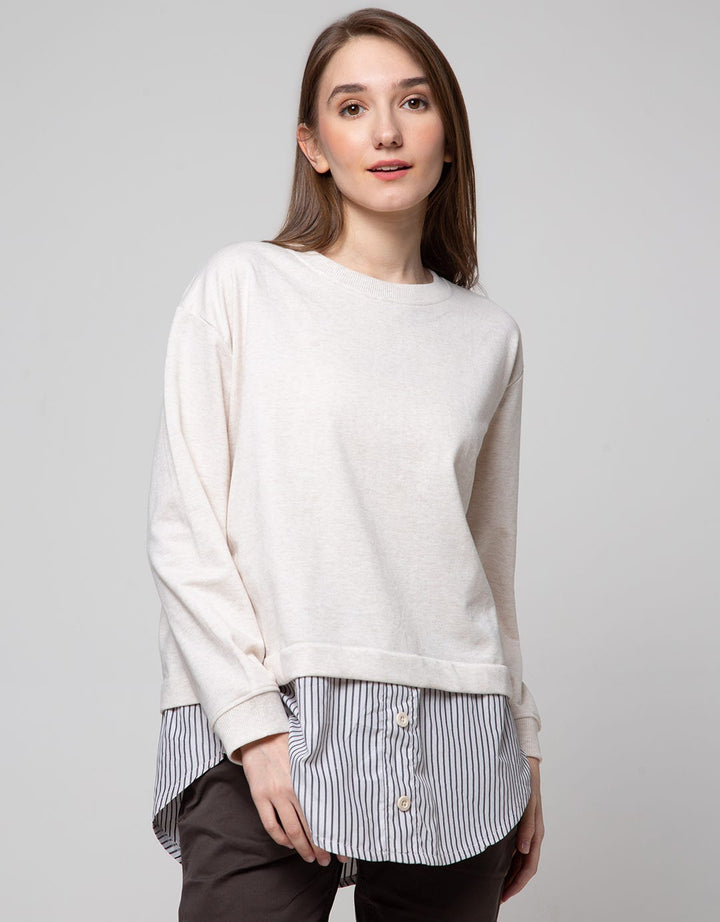 Nevada Sweatshirt Woven Stripe