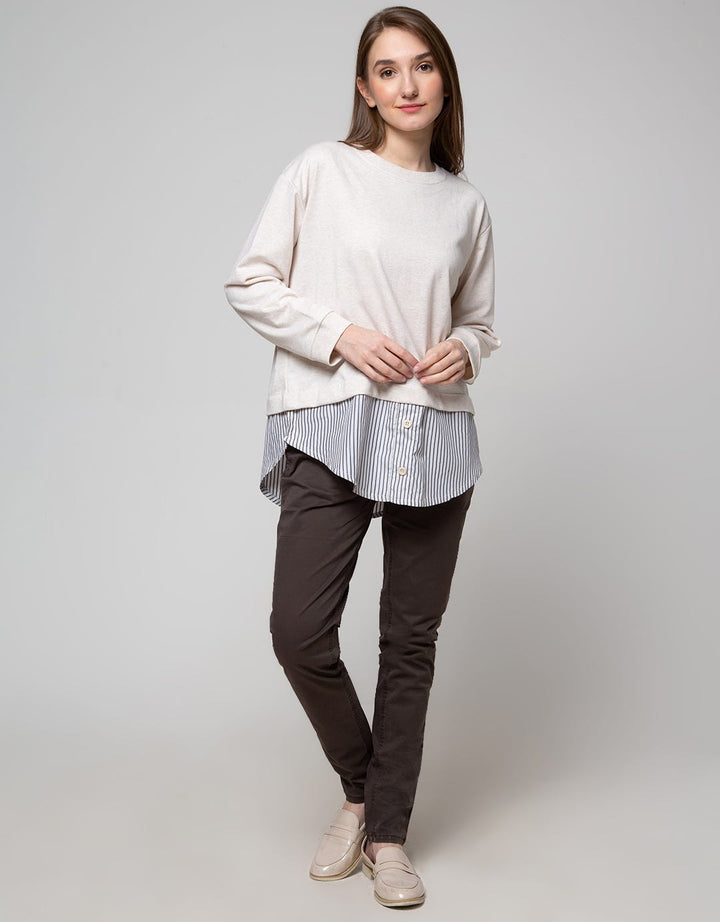 Nevada Sweatshirt Woven Stripe