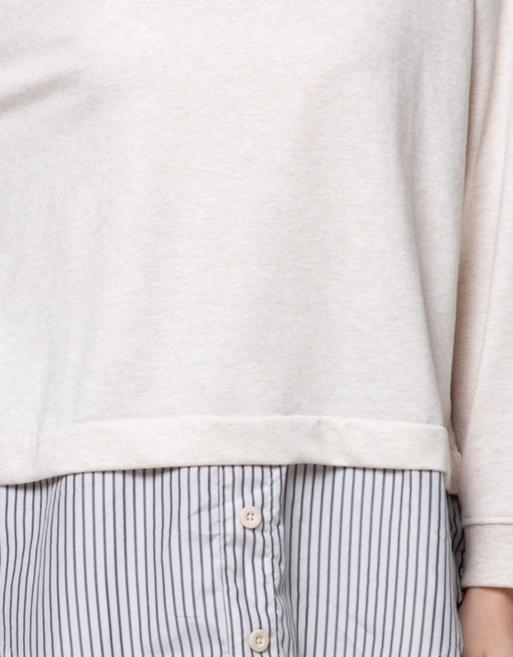 Nevada Sweatshirt Woven Stripe
