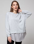 Nevada Sweatshirt Woven Stripe