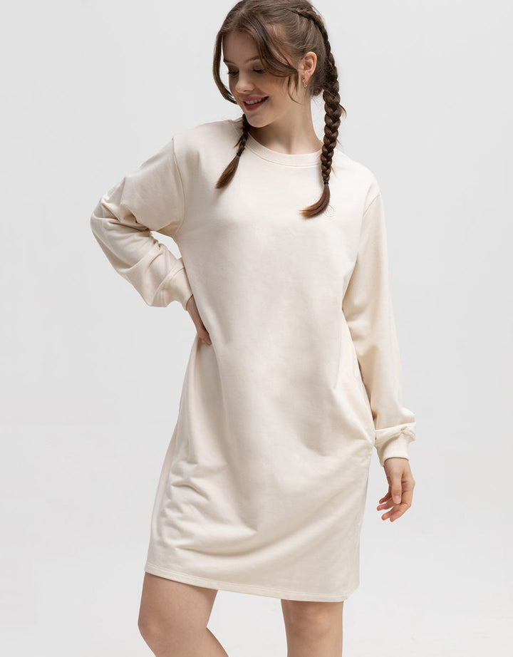Nevada Long Sleeve Midi Dress Basic Logo