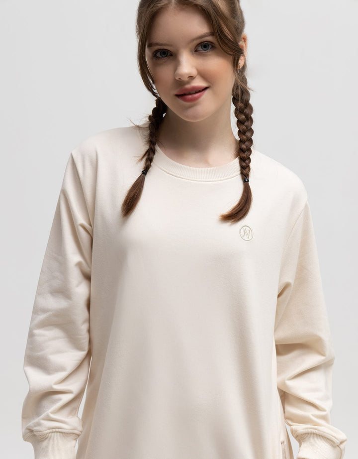 Nevada Long Sleeve Midi Dress Basic Logo