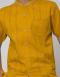 Nevada Short Sleeve Shirt Yarndyed Textured