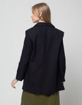 Details Blazer With Button And Lid At Sleeve