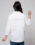 Details Long Sleeve Shirt Flap Pocket At Front