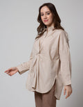 Details Front Bow Kemeja Wanita