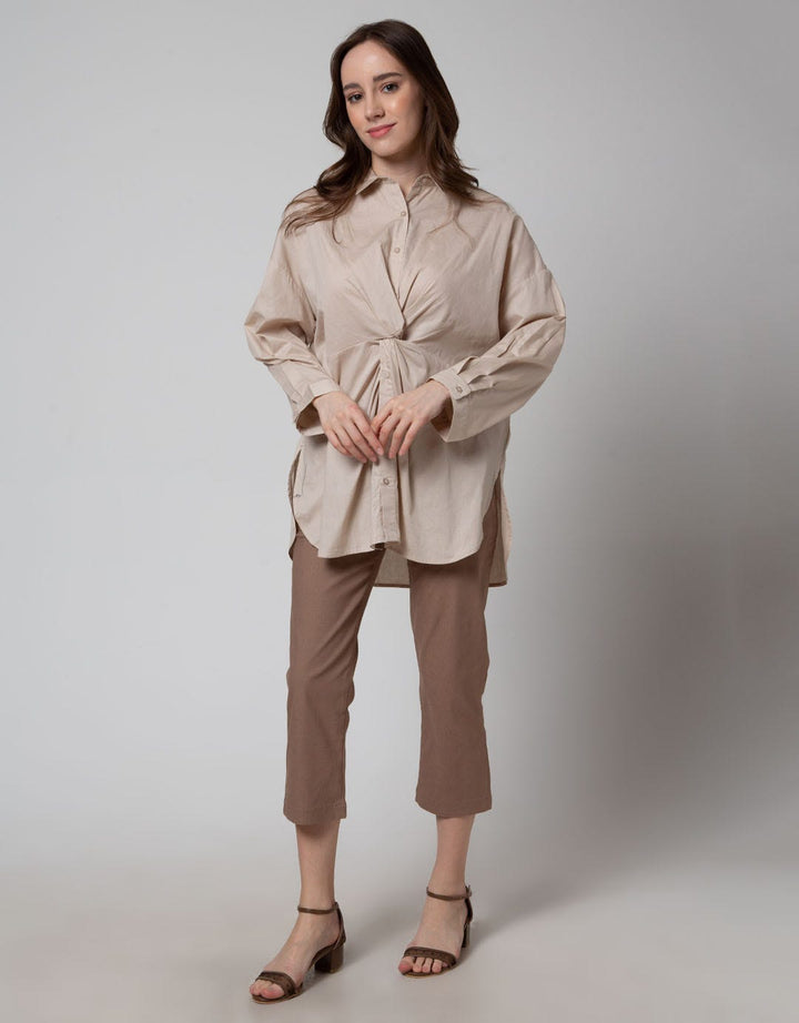 Details Front Bow Kemeja Wanita