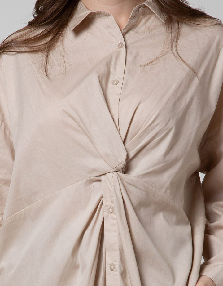 Details Front Bow Kemeja Wanita