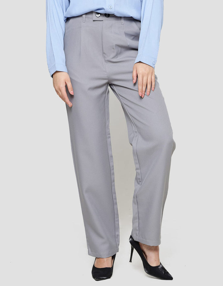 Details Front Button Women's Trousers