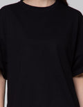 Details Short Sleeve T-Shirt Print With String At Front Waist