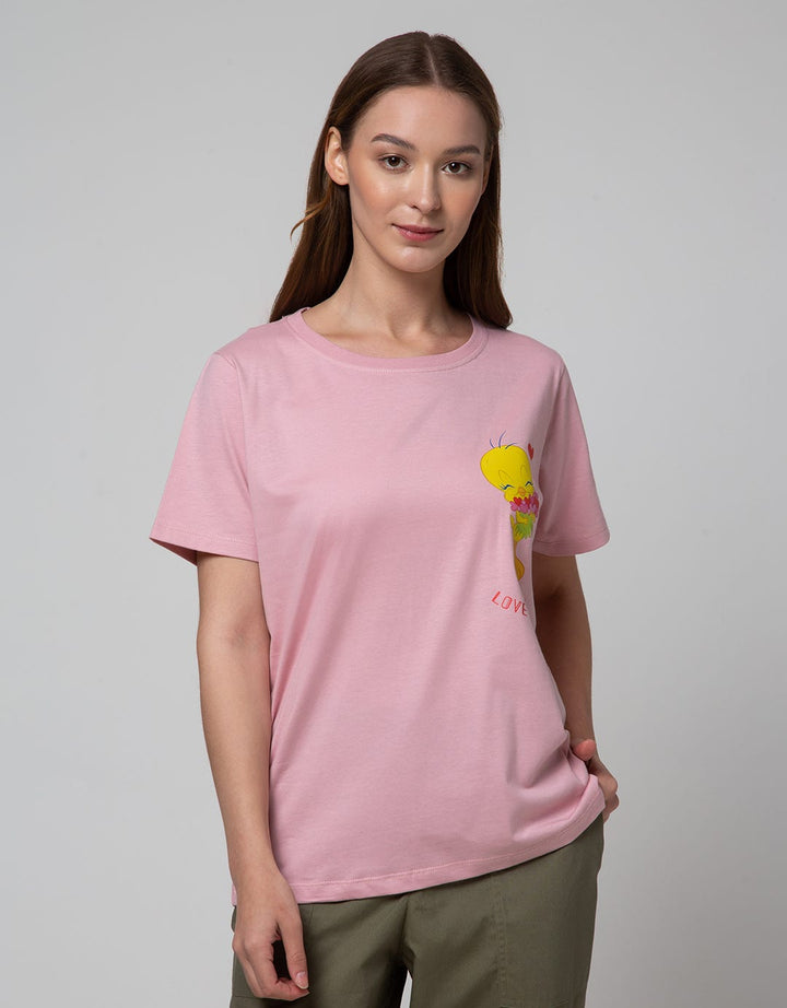 Nevada Short Sleeve T-Shirt Looney Toones Valentine Print Pretty